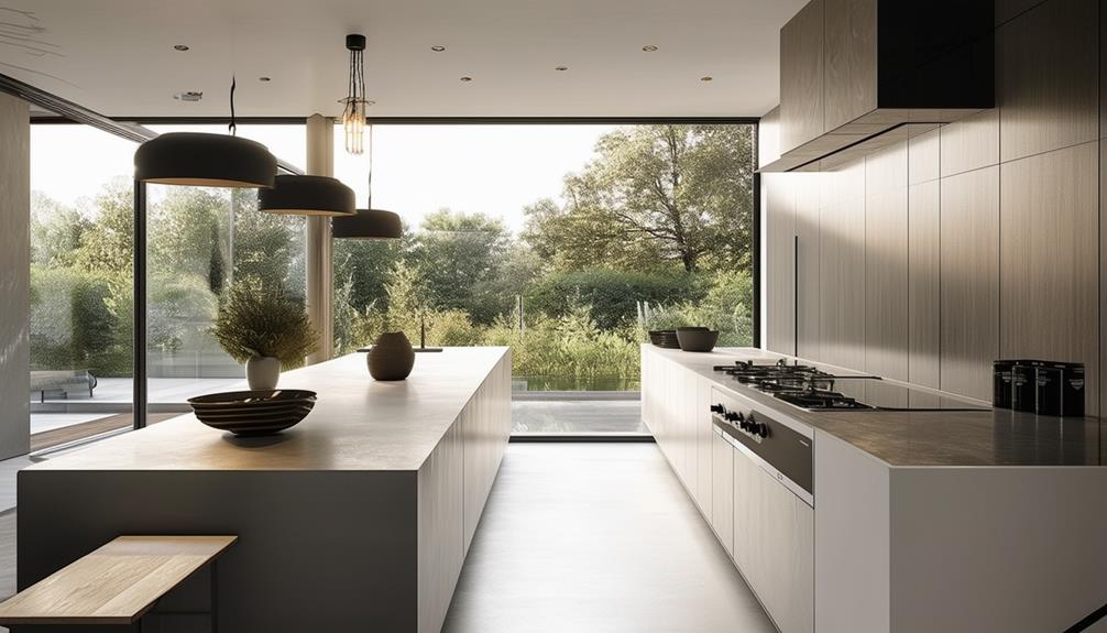 outdoor stove against wall