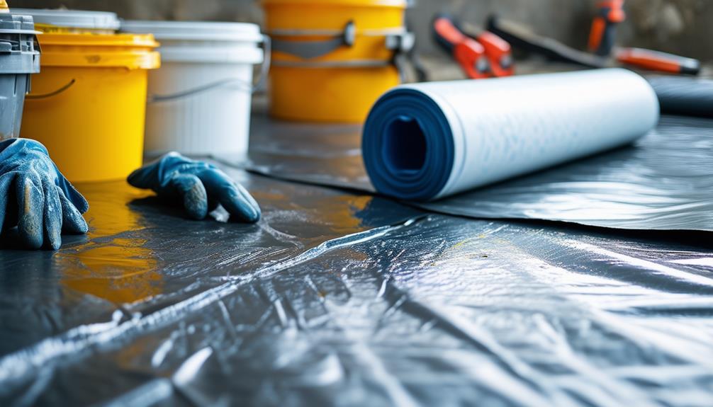 waterproofing materials and techniques
