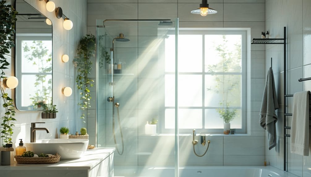 enhancing small bathroom aesthetics