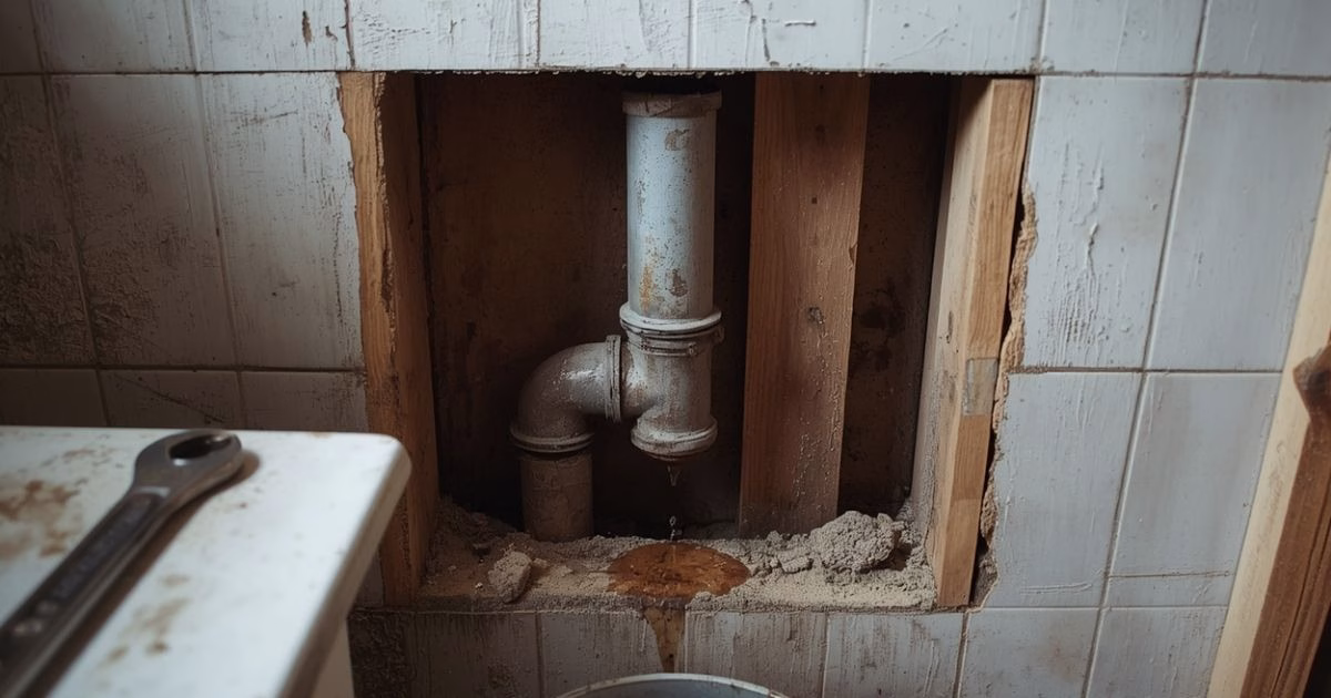 Galvanised-steel pipe surprise